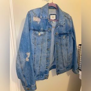 Oversized Blue Jean Jacket 👖🤍